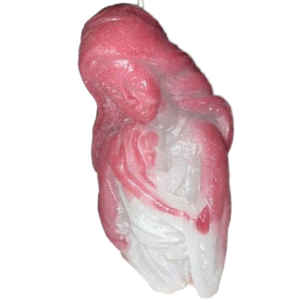 Hand crafted limited edition "Our lady" Mother and child candle